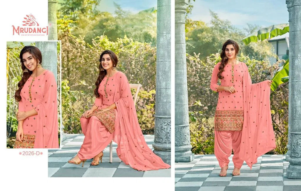Mrudangi Saheli 2026 Colour Fancy Festive Wear Georgette Patiyala Salwar Suits Collection